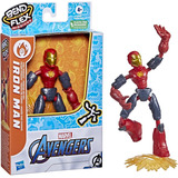 Iron Man Misión De Fuego - Marvel Avengers Bend And Flex 