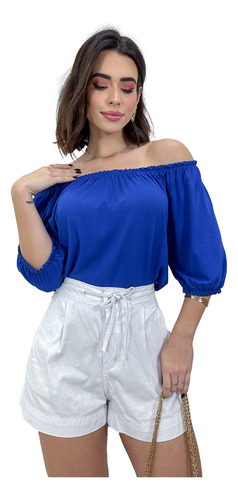 Blusa Blusinha Feminina Ciganinha Soltinha Verão Viscolycra