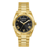 Reloj Dorado Hombre Marca Guess Mens Dress Color De La Correa Dorado