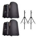 Par De Caixas Ativas Jbl 12  Max 12 700w + 2 Tripés