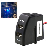 Cargador Usb Dual Para Coche, 5 V, 2,1 A, Toma De Corriente