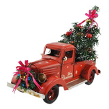 Adorno Navideño Retro Para Camión, Camioneta Retro De