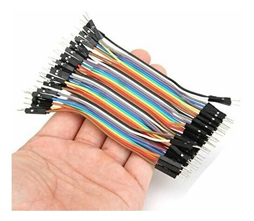 Cables-jumpers Macho-macho Dupont Protoboard 10cms X 40und.