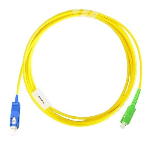 Patch Cord Fibra Optica Sc/apc A Sc/upc Monomodo 5 Mts 9/125