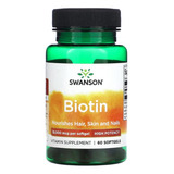 Biotina 10000mcg 60 Softgels - Swanson