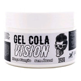 Gel Cola Incolor Vision Bom Barato Barbearia Baber Shop 250g