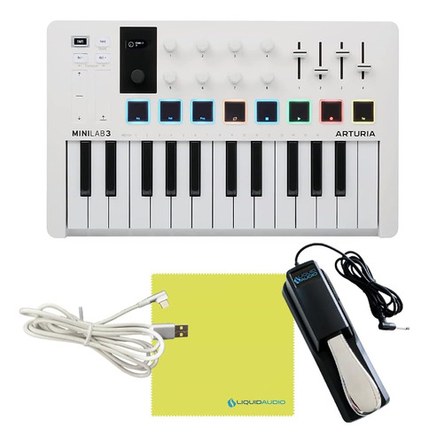 Controlador De Teclado Midi Minilab 3 De Arturia Bundle...