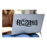 Calcomania Aczino Rap Batallas Hip Hop Laptop Stiker Fms Mcs