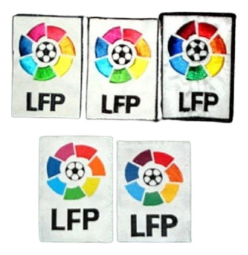 Escudos Bordados L F P Liga Española 5 Unidades ! !