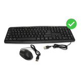 Kit Teclado Y Mouse Laptop Para Toshiba Alámbrico