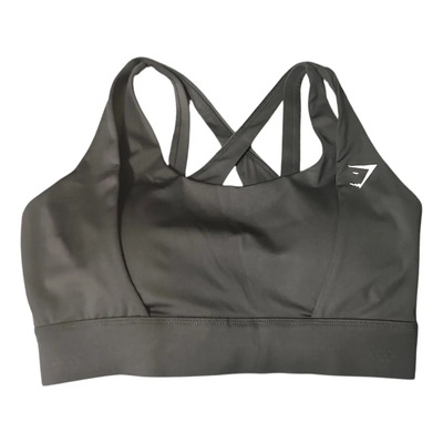 Top Deportivo Estilo Bra Alto Impacto Negro Lisa L