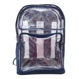 Mochila Escolar Transparente Primaria Secundaria Reforzada 