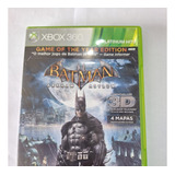 Jogo Batmam Arkham Asylum X Box 360 Original Usado