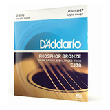 D'addario Guitar Strings Acoustic Guitar Strings Phosphor