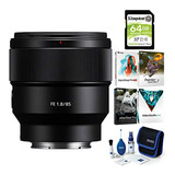 Kit Sony Fe 85mm F/1.8 Con Suite De Foto, Video Y Arte V.3.0