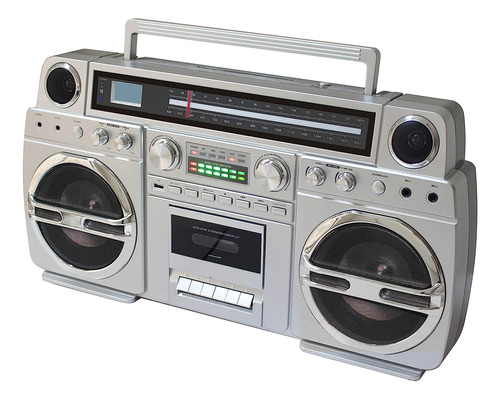 Techplay Monster 1980s-style Boom Box Reproductor De Cd, Rep