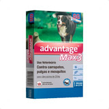 Advantage Max 3 Antipulgas Cães Acima 25 Kg 1 Pipeta