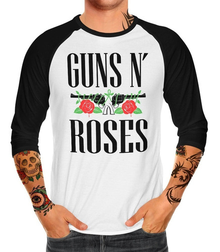 Playera Hombre Guns And Roses C-1
