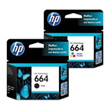 Kit Cartuchos Original Hp Impresora 664 N+c 2135 3635 4535