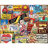 White Mountain Puzzles Vintage Firma - 1000 Pedazos Del Romp