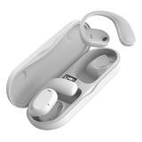 Fone De Ouvido Bluetooth Gancho Ciclismo Corrida Exercício Cor Branco