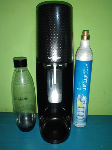 Maquina Para Hacer Soda Modelo Terra Color Negro Sodastream