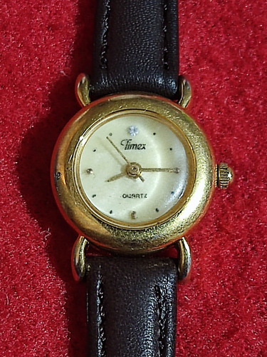Reloj Mujer, Timex Quartz, Dorado, Reparar/piezas (vintage).