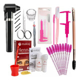 Kit Designer Sobrancelhas Makiaj Henna Profissional Completo