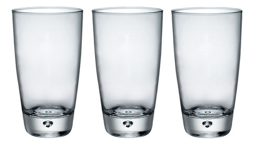 Vaso Luna Cooler 450 Ml. Cristal Italiano X 6 Unidades