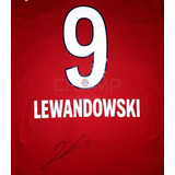 Jersey Firmado Robert Lewandowski Bayern Munich Autografo