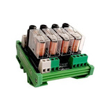 Modulo De 4 Relevadores Industriales 24 Vdc/vac