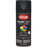 Aerosol Krylon Negro Mate Interior, Exterior Secado Rápido.