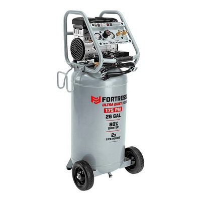 Compresor 26 Galones Ultra Silencioso 175 Psi 4.5 Scfm Color Gris Fase Eléctrica Monofásica Frecuencia 60 | Meses sin interés