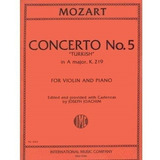 Mozart, W.a Violin And Piano - By Joseph Joachim