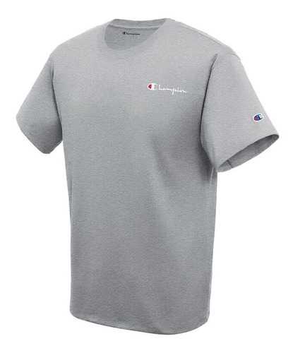 Camiseta Champion Gt23hy081 Para Hombre-gris Claro