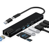 Adaptador Multipuerto Hub Usb-c Con Ethernet 8 En 1 Usb