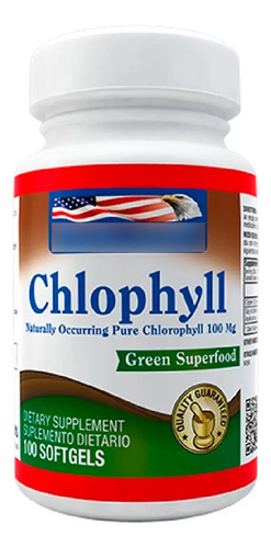 Chlophyll 100 Mg 100 Softgel Health - Unidad a $549