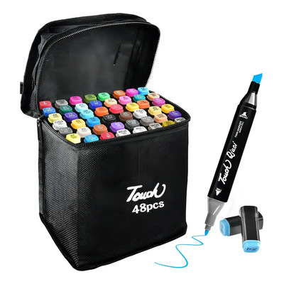 48 Colors Double Point Pincel Plumon Touch Ohuhu | Meses sin interés
