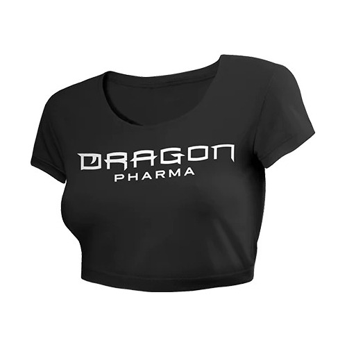 Camisa Top Corto Deportivo Dragon Pharma Blackout Ropa Gym 