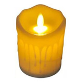 Vela Veladora Led Luz Decoración Velas Choreada Altura 10cm 