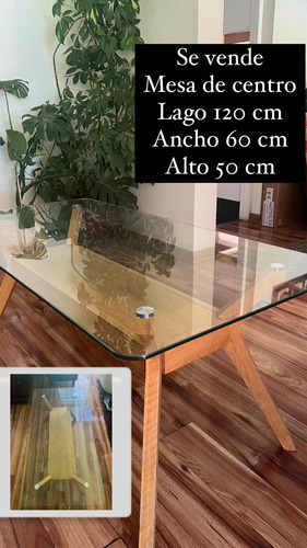 Mesa De Centro Vidrio