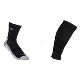 Combo Futbol Sox Medias De172b + Pantorrilleras Fupa01c