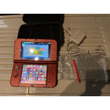 Nintendo New 3ds Xl Rojo + 128gb+ Estuche +cargador Original