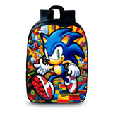 Mochila Pre Escolar  Infantil Creche Super Sonic 72