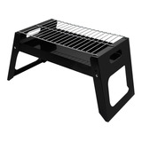 Mini Parrillera Asados Grill Portátil Plegable Carbon Parril Color Negro