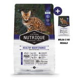 Nutrique Young Adult Healthy Cat X 7,5 Kg + Regalo 