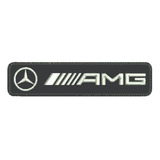 Patch Bordado Mercedes Amg Logo 10x2,5cm      Crs041l100a023
