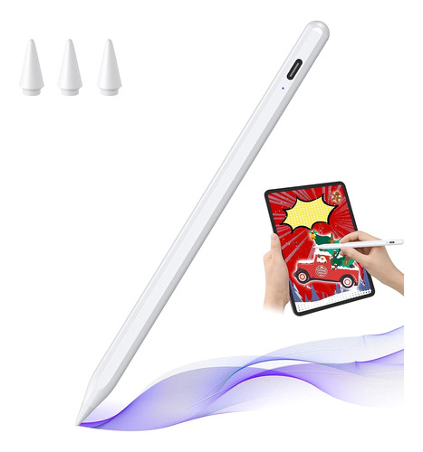 Lápiz Óptico Jamjake Id718 Blanco Para iPad 9 & 10 Gen