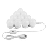 Usb Naturalmente Blanco Led Espejo Bombilla Set De 10 Unidad