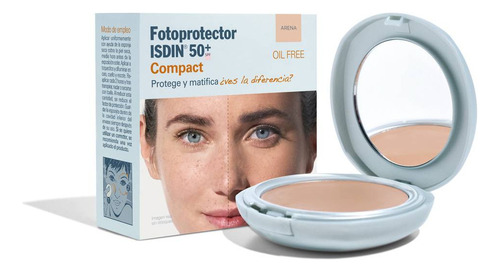 Isdin Fotoprotector 50+ Fps Libre Aceites Compacto  2 Tonos